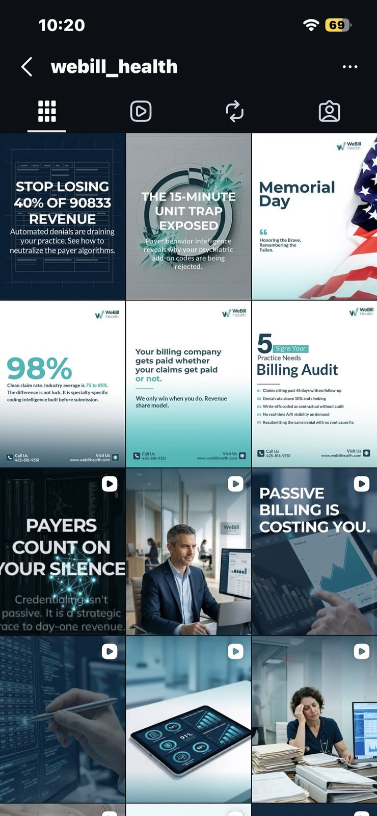 Digital Servay social media portfolio