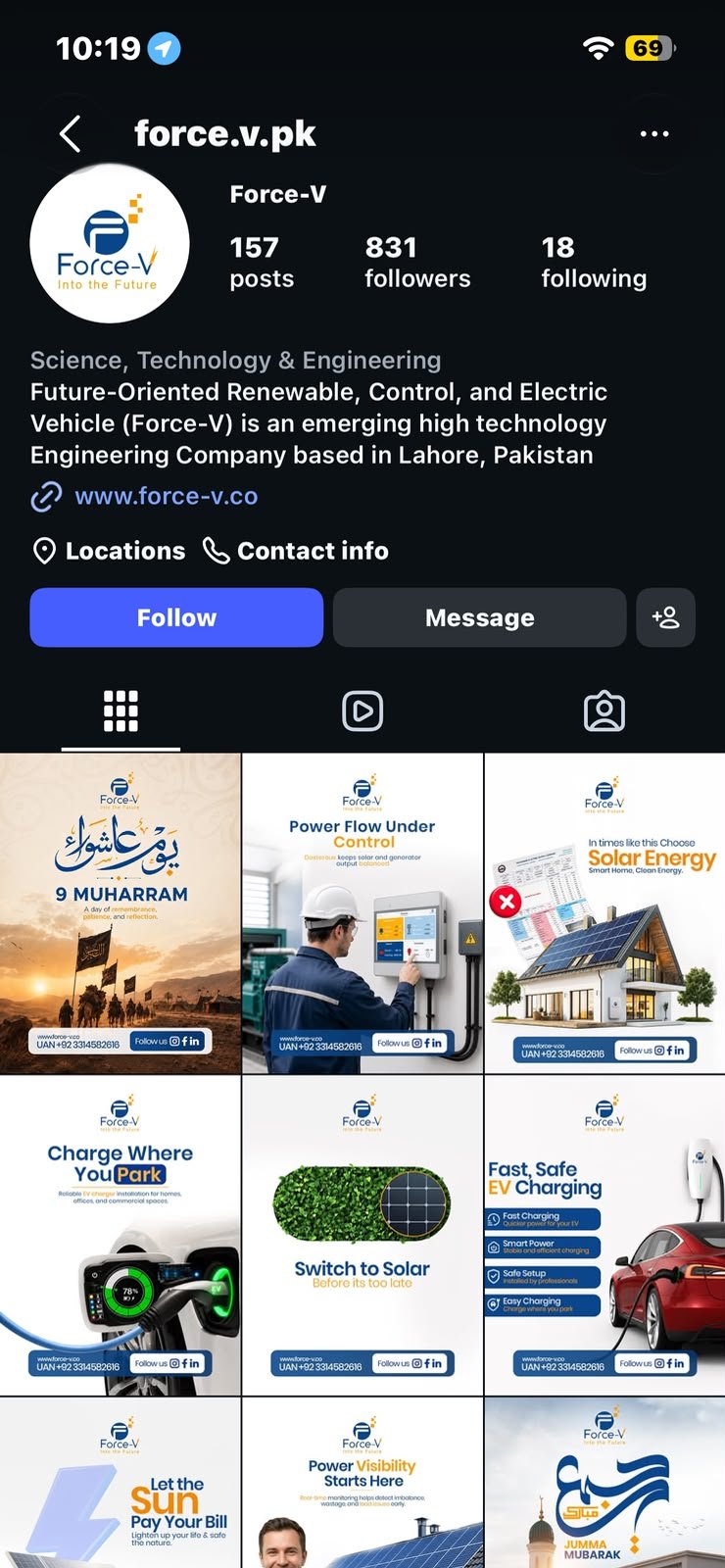 Digital Servay social media portfolio
