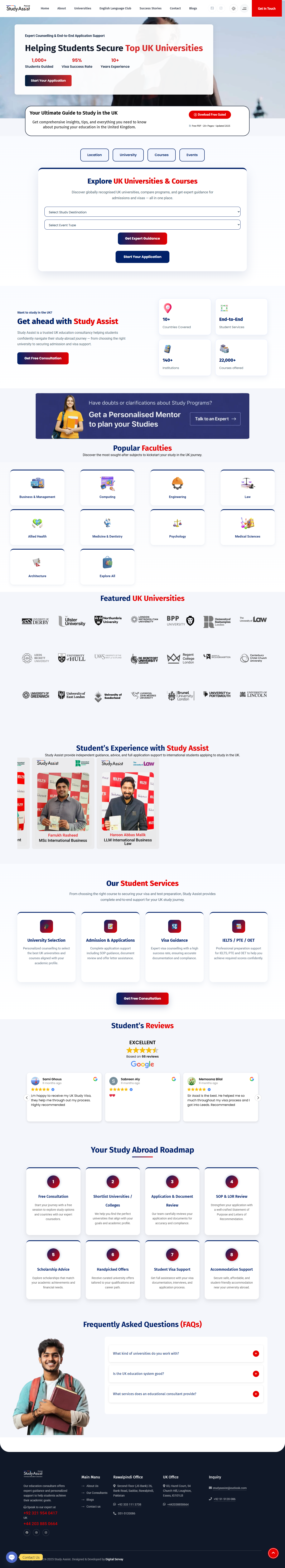 Study Assist PK UK Study Abroad Portal